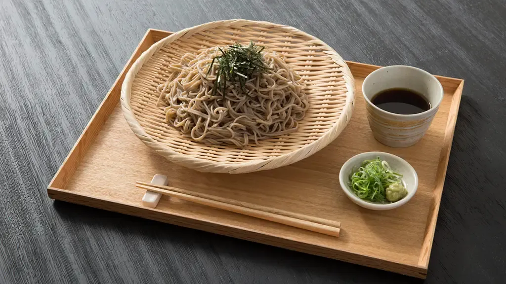 蕎麦とネギやつゆ