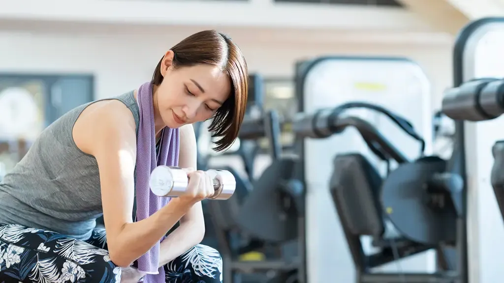 ダンベルを使ったトレーニング