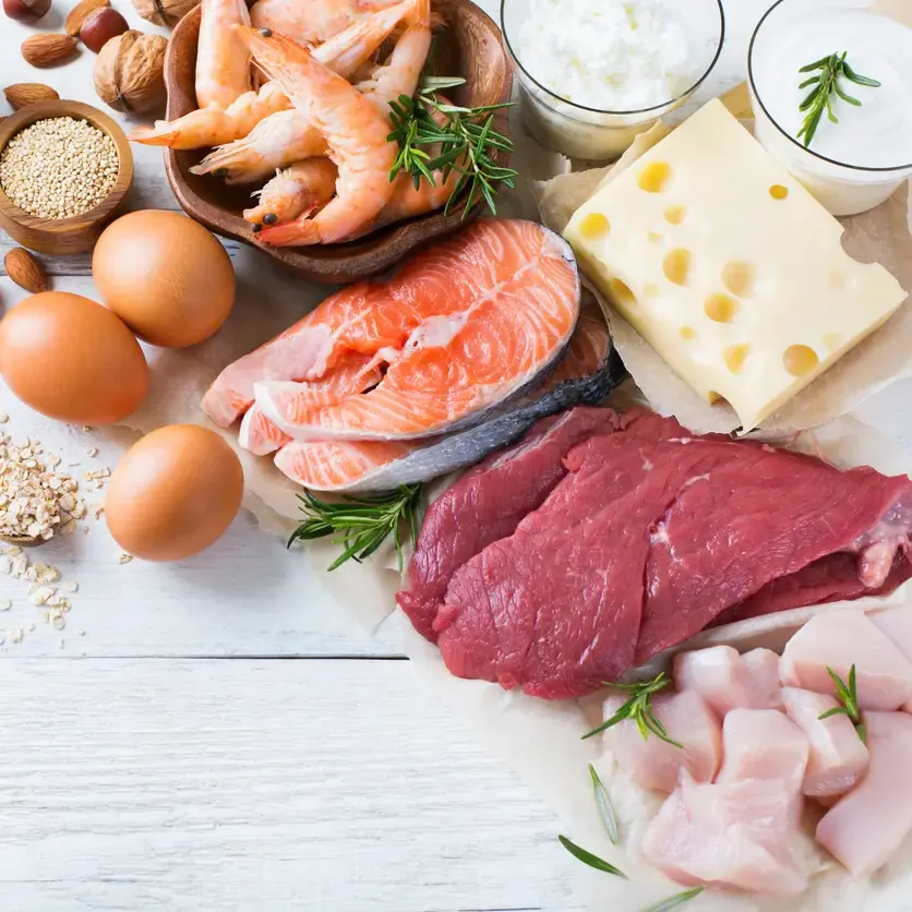 タンパク質が多い食べ物とは？年齢別の目標摂取量やおすすめのメニューを紹介します