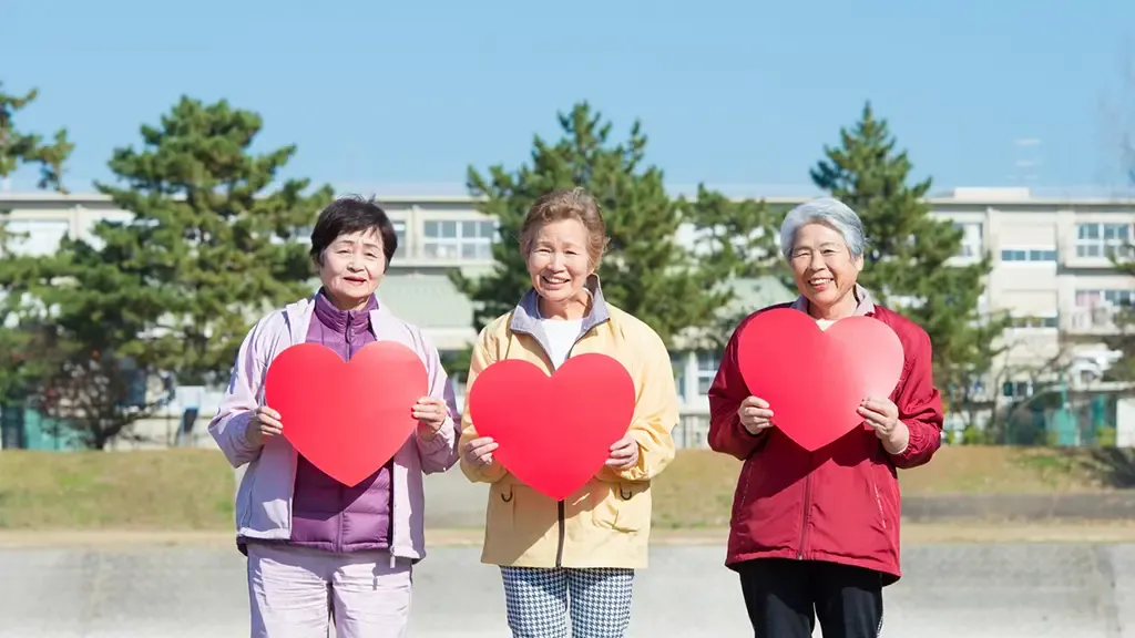 ボランティア精神で活動中の写真